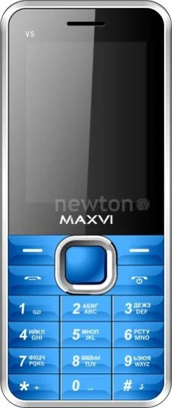 Кнопочный телефон Maxvi V5 Blue