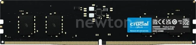 Оперативная память Crucial 16ГБ DDR5 4800МГц CT16G48C40U5