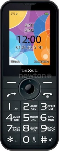 Кнопочный телефон TeXet TM-B330 Anthracite