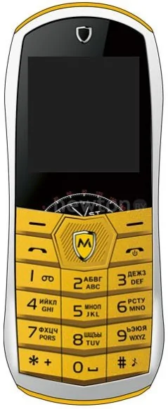 Кнопочный телефон Maxvi J2 Yellow