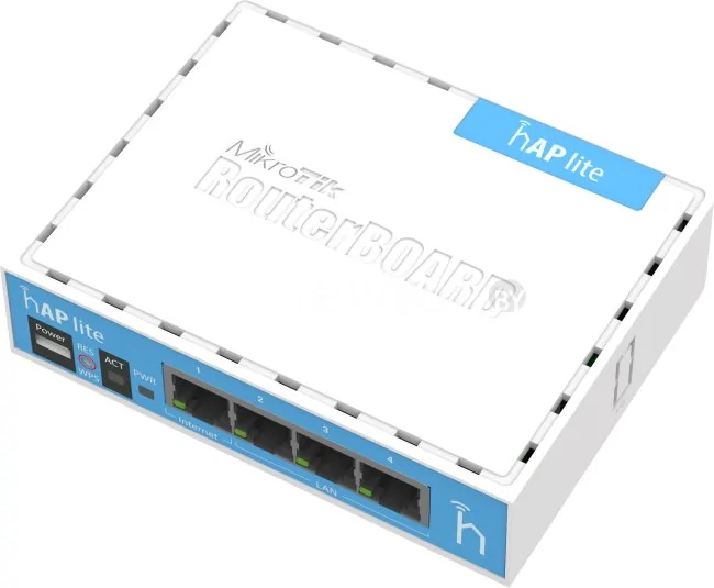 Wi-Fi роутер Mikrotik hAP lite (RB941-2nD)