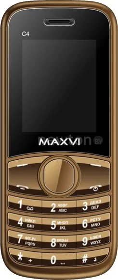 Кнопочный телефон Maxvi C4 Brown