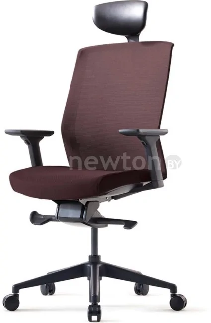 Кресло Bestuhl J1 Black Pl с подголовником (коричневый)