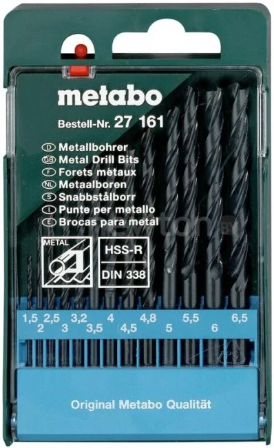 Набор сверл Metabo 627161000 (13 предметов)