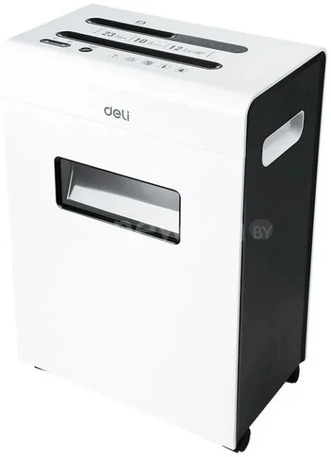 Шредер Deli E9903-EU (белый/черный)