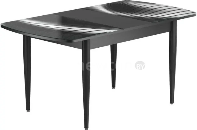 Кухонный стол Васанти плюс БРФ 120/152x80/1Р (черный/черный/№56)