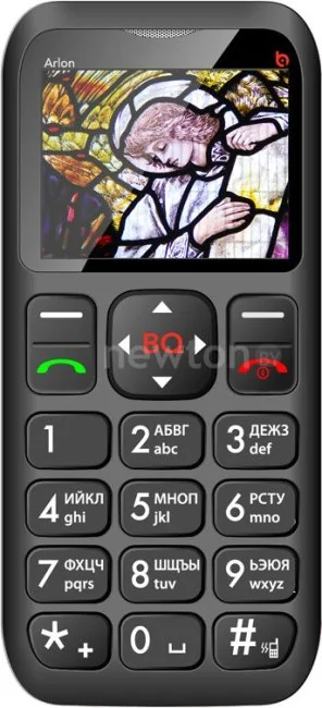 Кнопочный телефон BQ-Mobile Arlon Black/Green [BQM-1802]