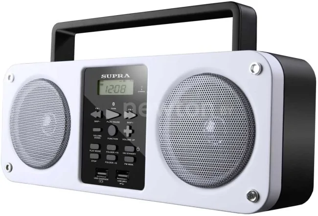 Портативная аудиосистема Supra BB-M102UB White