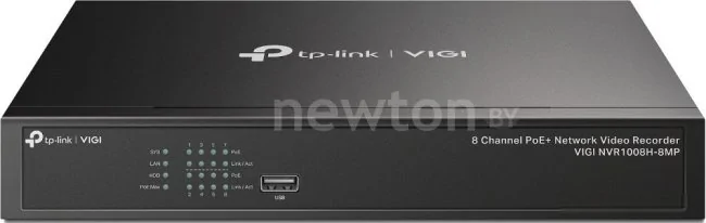 Сетевой видеорегистратор TP-Link Vigi NVR1008H-8MP