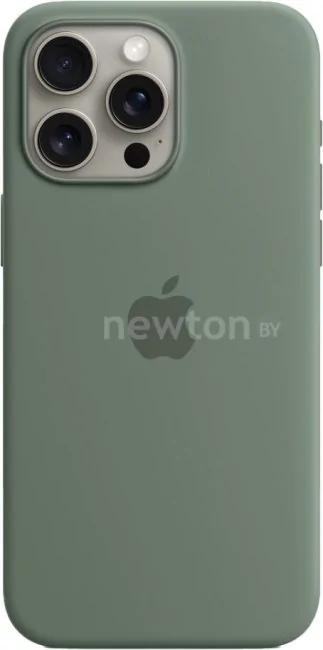 Чехол для телефона Apple MagSafe Silicone Case для iPhone 15 Pro Max (кипарис)