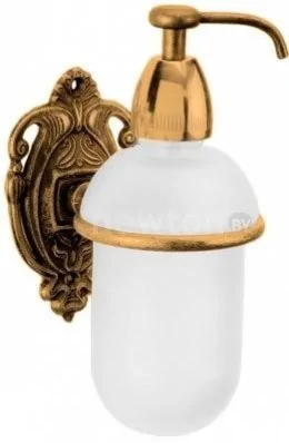 Дозатор для жидкого мыла Art&Max Impero AM-1705-Do-Ant (золотистый/белый)