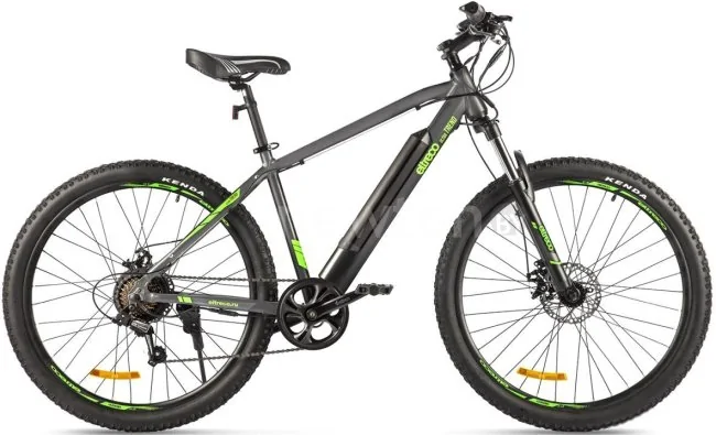 Электровелосипед Eltreco Ultra Trend 2022 (серый/зеленый)