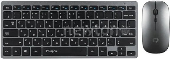 Клавиатура + мышь QUMO Paragon (серый/черный)