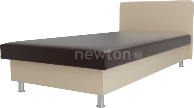 Кровать Лига диванов Мальта 200x80 101753 (коричневый/бежевый)