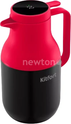 Кувшин-термос Kitfort KT-1240-1 1.6л (черный/малиновый)