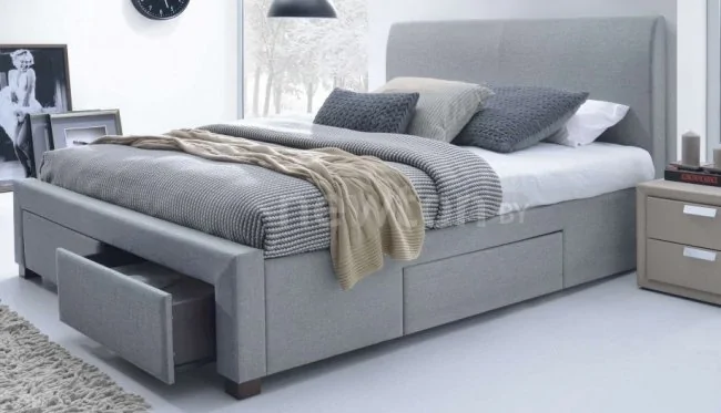 Кровать Halmar Modena 220x164 (серый)