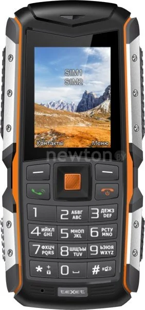 Кнопочный телефон TeXet TM-513R Black/Orange