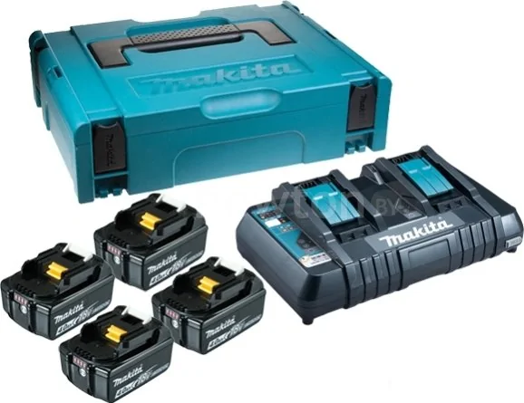 Аккумулятор с зарядным устройством Makita BL1850B + DC18RD (18В/5.0 а*ч + 18В)