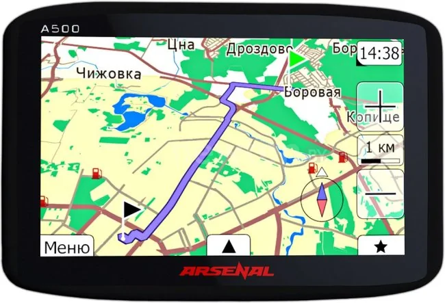 GPS навигатор Arsenal A500 ver. 2