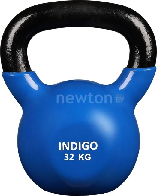 Гиря Indigo IN132 32 кг (черный/синий)