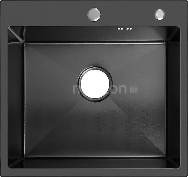 Кухонная мойка ARFEKA Eco AR 500*500 Black PVD Nano Decor