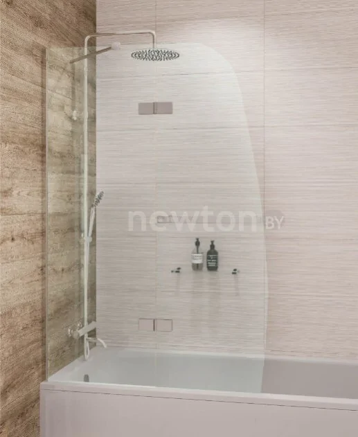 Стеклянная шторка для ванны Grossman GR-102/2 150х110
