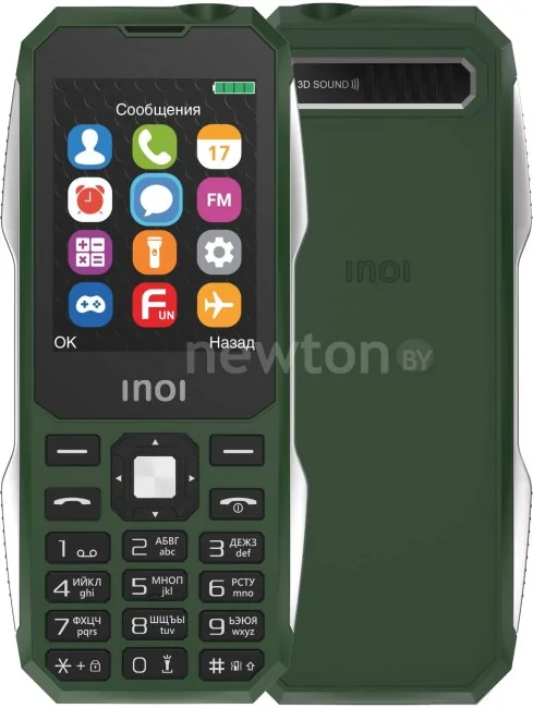 Кнопочный телефон Inoi 244Z (хаки)