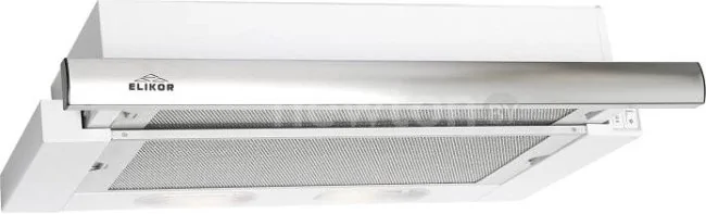 Вытяжка кухонная Elikor Интегра 60П-400-В2Л (белый/нержавеющая сталь) (840490)