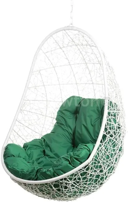 Подвесное кресло BiGarden Easy BS без стойки (белый/зеленый)