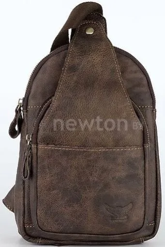 Городской рюкзак Poshete 253-2201-30-BRW (коричневый)