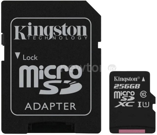 Карта памяти Kingston Canvas Select SDCS/256GB microSDXC 256GB (с адаптером) (УЦЕНКА)