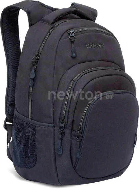 Школьный рюкзак Grizzly RQ-003-31 (черный/серый)
