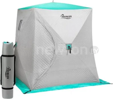 Палатка для зимней рыбалки Premier Fishing Куб PR-ISCC-150BG (бирюзовый/серый)