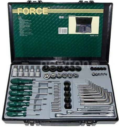 Универсальный набор инструментов Force 4651 (64 предмета)