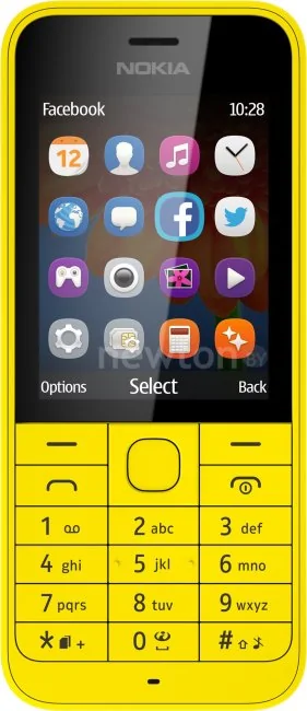 Кнопочный телефон Nokia 220 Dual SIM Yellow Yellow