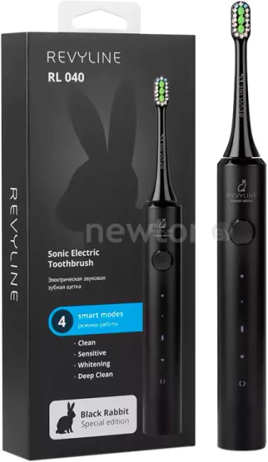 Электрическая зубная щетка Revyline RL 040 Black Rabbit Special Edition (черный)