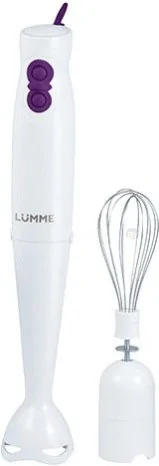 Погружной блендер Lumme LU-1828 (белый/фиолетовый)