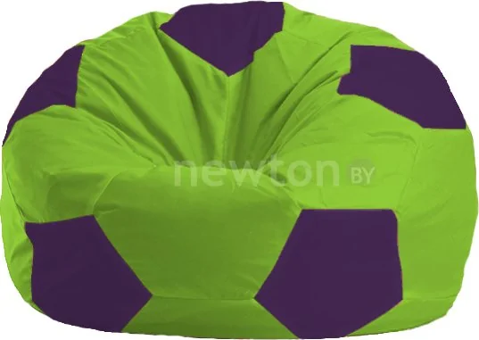 Кресло-мешок Flagman Мяч Стандарт М1.1-155 (салатовый/фиолетовый)