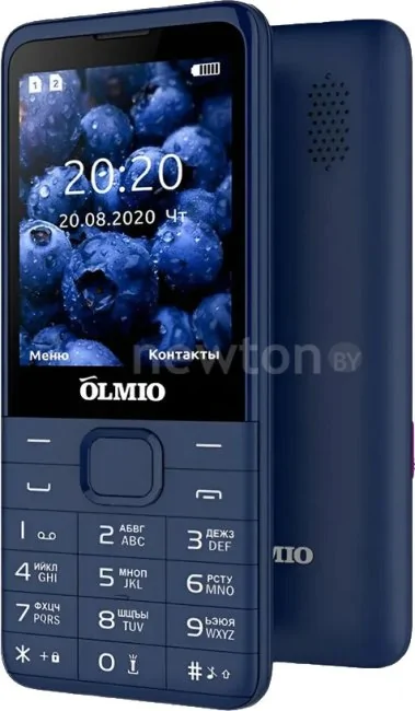 Кнопочный телефон Olmio E29 (синий)