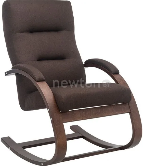 Кресло-качалка Leset Милано (венге/малмо 28/коричневый)