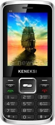 Кнопочный телефон Keneksi K6 White Black