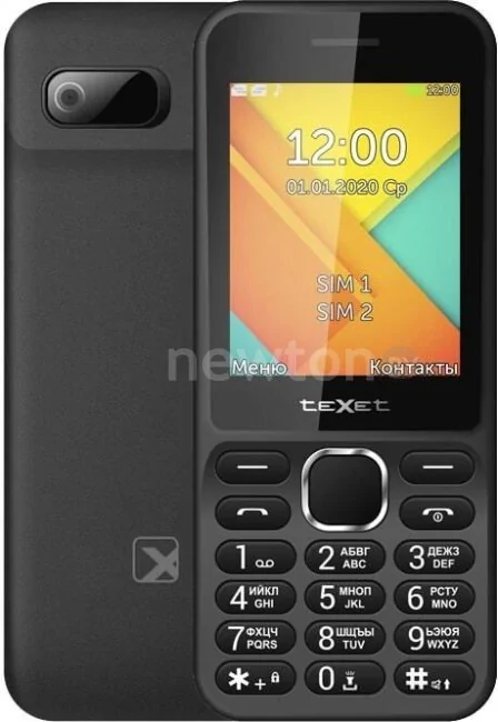 Кнопочный телефон TeXet TM-D326 (черный)