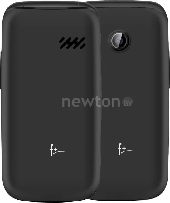 Кнопочный телефон F+ Flip 2 (черный)
