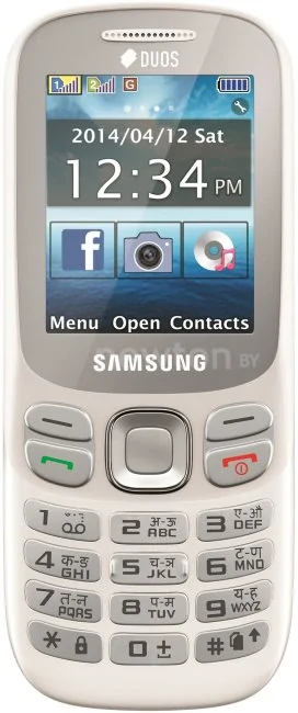 Кнопочный телефон Samsung Metro 312 (B312E) White