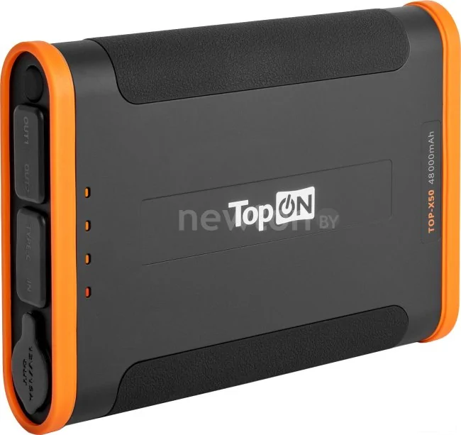 Внешний аккумулятор TopON TOP-X50 (черный/оранжевый)