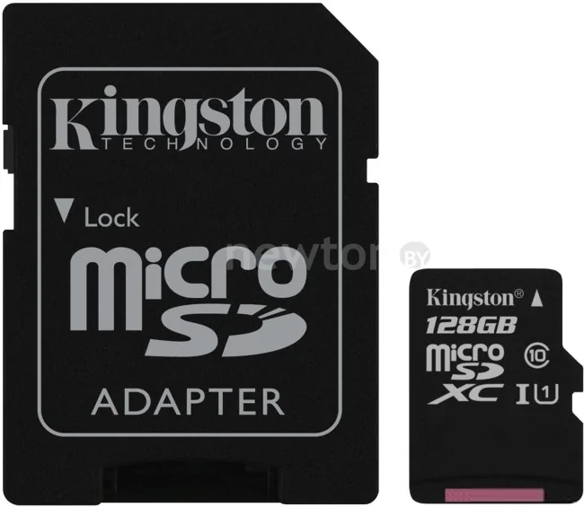 Карта памяти Kingston Canvas Select SDCS/128GB microSDXC 128GB (с адаптером) (УЦЕНКА)