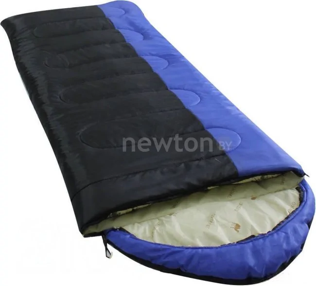 Спальный мешок BalMax Аляска Camping Plus Series -5 (правая молния, синий/черный)