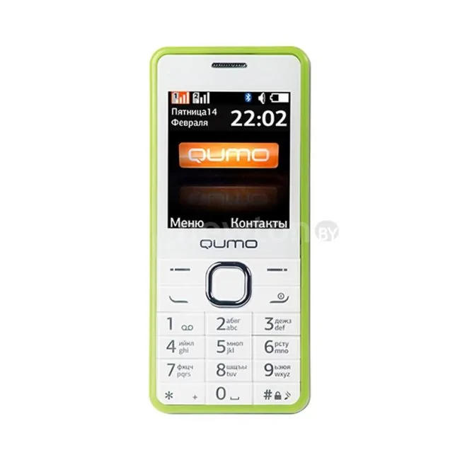 Кнопочный телефон QUMO Push 242 Dual Green