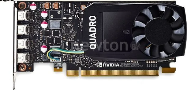 Видеокарта PNY Quadro P1000 DVI 4GB GDDR5 VCQP1000DVIBLK-1
