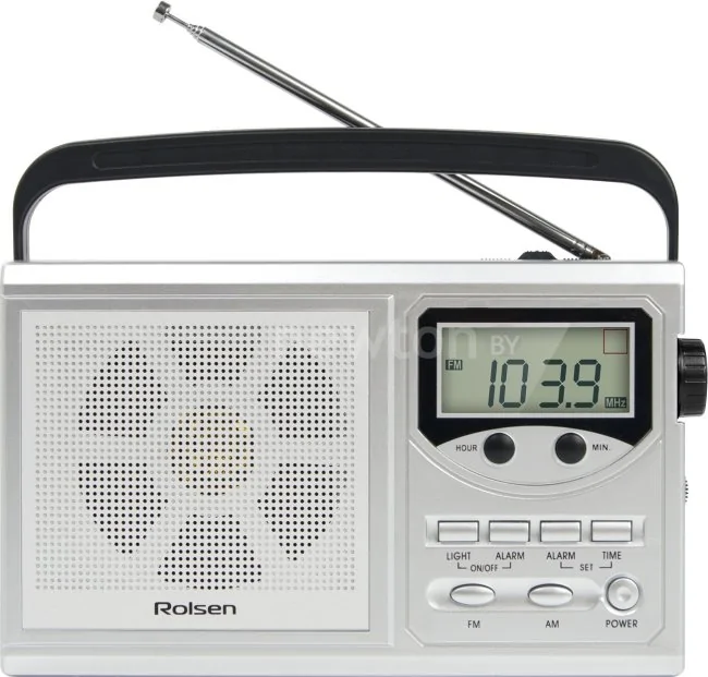 Радиоприемник Rolsen RBM-216 (серебристый)